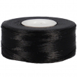 Canillas circulares prebobinadas PS - 125m - Negro sin tapa de cartón