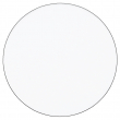 Plaque rond en aluminium sublimable - Blanc Ø97mm
