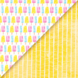 Scrapbooking Cardstock Ice Lollies Pattern 172g - Pack of 25 units