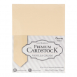 Scrapbook Cardstock - Vanilla Cream - Pack of 40 sheets