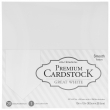 Scrapbook Cardstock - Great White - Pack of 20 sheets