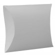 Boîte oreiller en carton 105x90x28mm - Argent