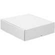 Caja estuche de cartón blanco - 20,5 x 25 x 5,3 cm - Pack de 5 uds