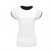 Camiseta de mujer sublimable 130g espalda negra T/S