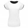 Camiseta de mujer sublimable 130g espalda negra T/L