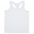 Camiseta tirantes niño tacto algodón 160g sublimable - Blanco T/9-10