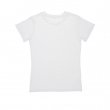 Sublimatable Women's Short Sleeve Cotton Touch T-shirt 190g - White S/M