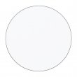 Plaque rond en aluminium sublimable - Ø 17,8 mm