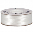 Canillas circulares prebobinadas PS - 125m - Blanco con tapa de cartón