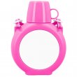 Children's Plastic Water Bottle with Sublimables Plates - Pink