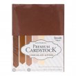 Cartulina para Scrapbooking serie Chocolate Lovers - Pack de 50 hojas de 5 colores