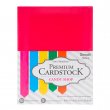 Carton scrapbooking série Candy Shop - Lot de 50 feuilles de 5 couleurs
