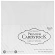 Cartulina para Scrapbooking Great White - Pack de 20 hojas