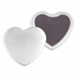 Magnet Badges - Heart - 57x52mm - Bag of 20 units