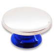 Badges aimantés avec base bleue - Ø25mm - Sac de 10 unités