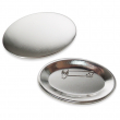 Pin Badges - Oval - 65x45mm - Bag of 10 units