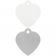 Sublimation Dog Tag - Heart - 30x35mm