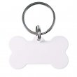 Sublimatable plastic pet tag - Bone - Pack 5 units