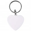 Sublimatable plastic pet tag - Heart - Pack 5 units