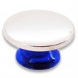 Chapas imán Ø25mm con base color azul - Bolsa 10 uds