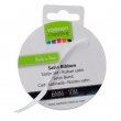 Satin Ribbon - White - 6mmx10m roll