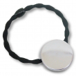 Hair Tie Badges - Ø25mm - Black - Bag of 100 units