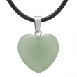 Collier coeur Jade 20x20mm