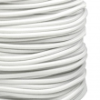 White Elastic Cord Ø6mm - Bag 25m