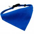 Collier pour animaux de compagnie avec foulard bleu sublimable