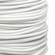 White Elastic Cord Ø6mm - Bag 25m