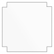 Sublimable Canvas Painting 20x20cm Dekorarte - Pack 2 pcs