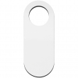 Accroche porte sublimable 1 face ovale fermé de 10 x 25 cm