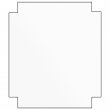 Tableau pour toile 41x31cm sublimable Dekorarte - Pack 2 pcs