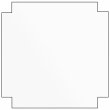 Tableau pour toile 27x27cm sublimable Dekorarte - Pack 2 pcs