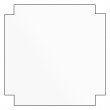 Tableau pour toile 20x20cm sublimable Dekorarte - Pack 2 pcs