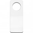 Cuelga puertas sublimable 1 cara rectangular cerrado de 10 x 25 cm