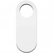 Accroche porte sublimable 1 face ovale fermé de 10 x 25 cm