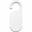 Accroche porte sublimable 1 face ovale ouvert de 10 x 25 cm