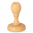 Wooden Stamp Round Handle - 50mm