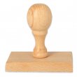 Wooden Stamp Rectangular Handle - 60x30mm
