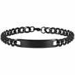 Engravable Steel Bracelet - Black