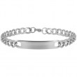 Engravable Steel Bracelet - Silver