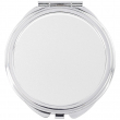 Miroir de poche sublimable - Rond - Argent Ø6,5cm