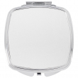 Miroir de poche sublimable - Carré - Argent 5,7x5,7cm
