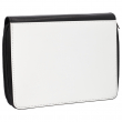Grande trousse scolaire sublimable en similicuir noir