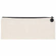 Trousse en tissu simili lin sublimable 22,5x11,5 cm