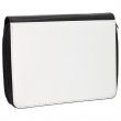 Estuche escolar grande para sublimación símil piel negro