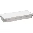 Estuche rectangular de metal con lámina sublimable 18x7cm