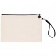 Sublimation Pencil Case - Linen Look Fabric - Carry Strap - 23.5x15cm