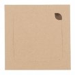 Estuche plano con ventana troquelada - 10x10cm